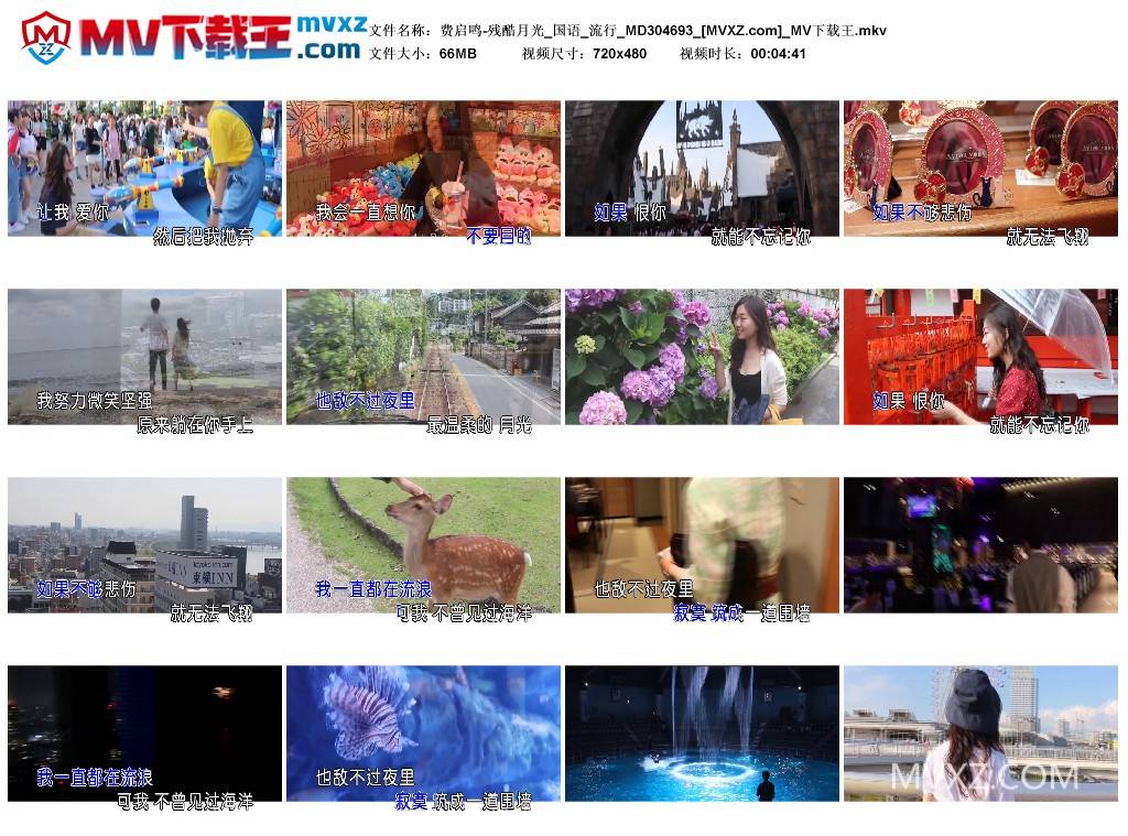 费启鸣-残酷月光_国语_流行_MD304693